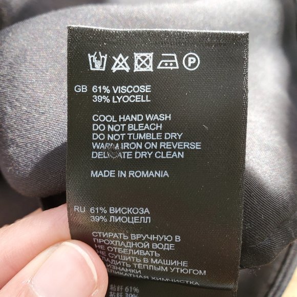 Reiss Black Blouse - Picture 10 of 10